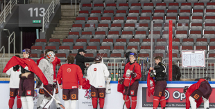 LAT hokeja izlases treniņš, Xiaomi arēnā, 8.04.2026.