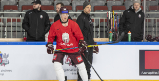 LAT hokeja izlases treniņš, Xiaomi arēnā, 8.04.2026.