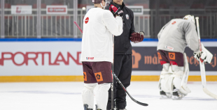 LAT hokeja izlases treniņš, Xiaomi arēnā, 8.04.2026.