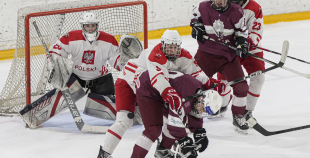 LAT U18 pārbaudes spēle, LAT U18 - POL U18, 4.04.2026.