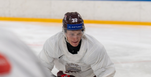 Latvijas izlases pirmais treniņš pirms "Deutschland Cup"