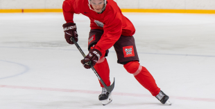 Latvijas izlases pirmais treniņš pirms "Deutschland Cup"