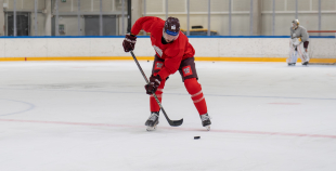 Team Latvia first practices before "Deutschland Cup"