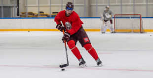 Latvijas izlases pirmais treniņš pirms "Deutschland Cup"