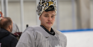 Latvijas izlases pirmais treniņš pirms "Deutschland Cup"