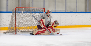Latvijas izlases pirmais treniņš pirms "Deutschland Cup"