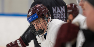 Team Latvia first practices before "Deutschland Cup"