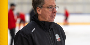 Latvijas izlases pirmais treniņš pirms "Deutschland Cup"