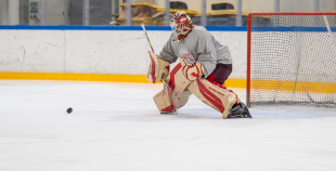 Latvijas izlases pirmais treniņš pirms "Deutschland Cup"