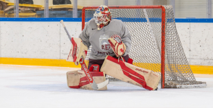 Latvijas izlases pirmais treniņš pirms "Deutschland Cup"