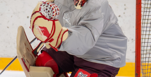 Team Latvia first practices before "Deutschland Cup"