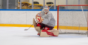 Team Latvia first practices before "Deutschland Cup"