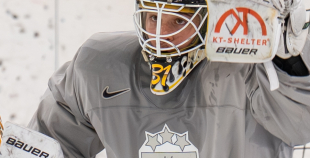 Team Latvia first practices before "Deutschland Cup"