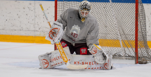 Latvijas izlases pirmais treniņš pirms "Deutschland Cup"