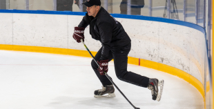 Latvijas izlases pirmais treniņš pirms "Deutschland Cup"