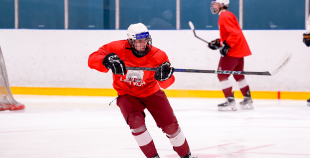 Latvijas U18 izlases treniņš pirms turnīra Slovākijā