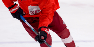 Latvijas U18 izlases treniņš pirms turnīra Slovākijā