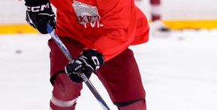 Latvijas U18 izlases treniņš pirms turnīra Slovākijā