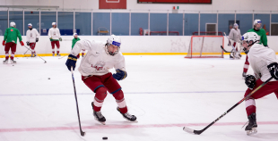 Latvijas U18 izlases treniņš pirms turnīra Slovākijā