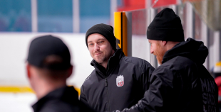 Latvijas U18 izlases treniņš pirms turnīra Slovākijā