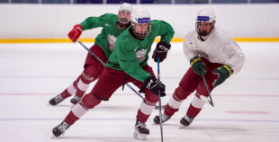 Latvijas U18 izlases treniņš pirms turnīra Slovākijā