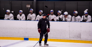 Latvijas U18 izlases treniņš pirms turnīra Slovākijā