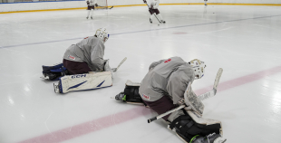 LAT U20 hokeja izlases treniņš, 10.12.2025.