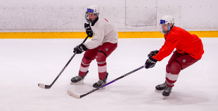 Latvijas U18 izlases treniņš pirms turnīra Slovākijā