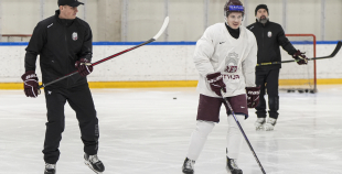 LAT U20 hokeja izlases treniņš, 10.12.2025.