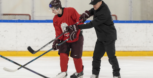 LAT U20 hokeja izlases treniņš, 10.12.2025.