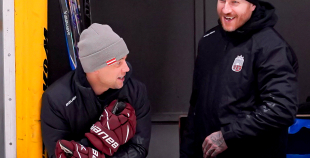 Latvijas U18 izlases treniņš pirms turnīra Slovākijā