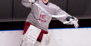 Latvijas U18 izlases treniņš pirms turnīra Slovākijā