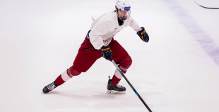 Latvijas U18 izlases treniņš pirms turnīra Slovākijā