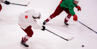 Latvijas U18 izlases treniņš pirms turnīra Slovākijā