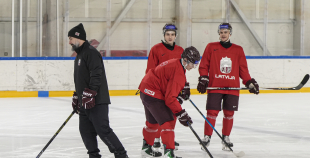 LAT U20 hokeja izlases treniņš, 10.12.2025.