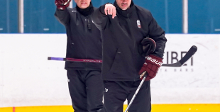 Latvijas U18 izlases treniņš pirms turnīra Slovākijā