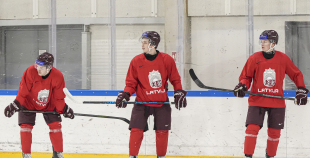 LAT U20 hokeja izlases treniņš, 10.12.2025.