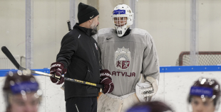 LAT U20 hokeja izlases treniņš, 10.12.2025.