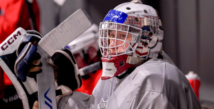 Latvijas U18 izlases treniņš pirms turnīra Slovākijā