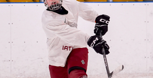 Latvijas U18 izlases treniņš pirms turnīra Slovākijā