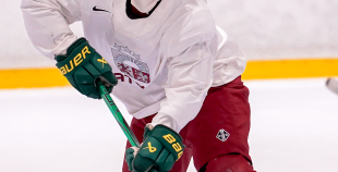 Latvijas U18 izlases treniņš pirms turnīra Slovākijā