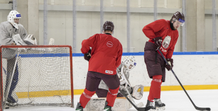 LAT U20 hokeja izlases treniņš, 10.12.2025.