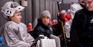 Latvijas U18 izlases treniņš pirms turnīra Slovākijā