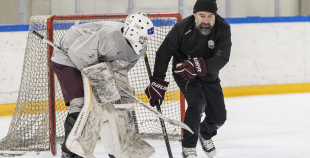 LAT U20 hokeja izlases treniņš, 10.12.2025.