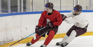 LAT U20 hokeja izlases treniņš, 10.12.2025.