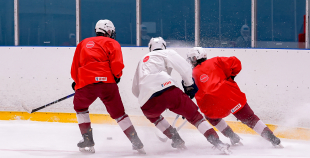 Latvijas U18 izlases treniņš pirms turnīra Slovākijā