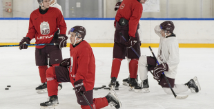 LAT U20 hokeja izlases treniņš, 10.12.2025.