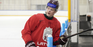 LAT U20 hokeja izlases treniņš, 10.12.2025.