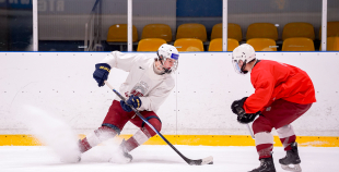 Latvijas U18 izlases treniņš pirms turnīra Slovākijā