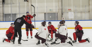 LAT U20 hokeja izlases treniņš, 10.12.2025.